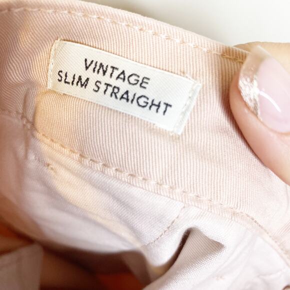 J Crew Slim Straight Chino Pants Pink Size 32P petite NWT - Picture 5 of 7